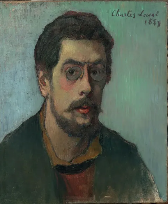 Framed Print : Self-portrait, 1889. Creator: Laval, Charles (1862-1894) Framed Print : Self-portrait, 1889. Creator: Laval, Charles (1862-1894)