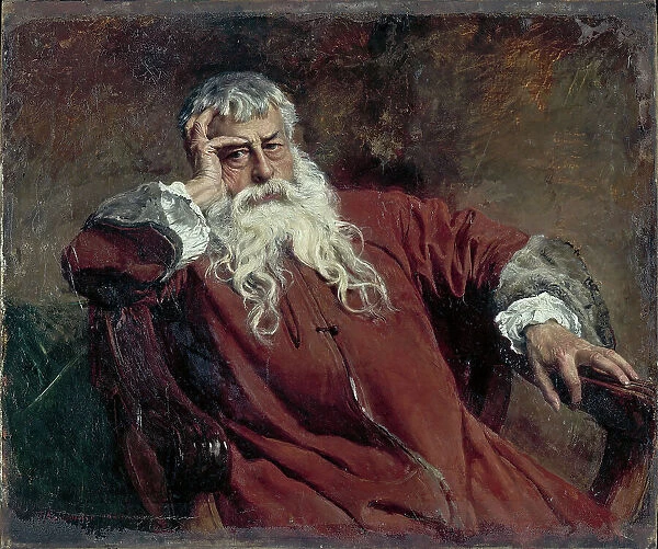 Self-portrait, 1889. Creator: Meissonier, Ernest Jean Louis (1815-1891)