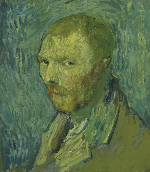 Framed Print : Self-portrait, 1889. Creator: Vincent van Gogh Framed Print : Self-portrait, 1889. Creator: Vincent van Gogh