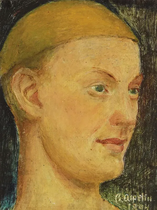 Framed Print : Self-Portrait, 1894. Creator: Bruno Aspelin Framed Print : Self-Portrait, 1894. Creator: Bruno Aspelin