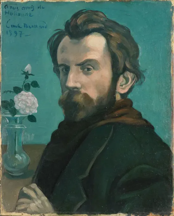 Framed Print : Self-Portrait, 1897. Artist: Bernard, Emile (1868-1941) Framed Print : Self-Portrait, 1897. Artist: Bernard, Emile (1868-1941)