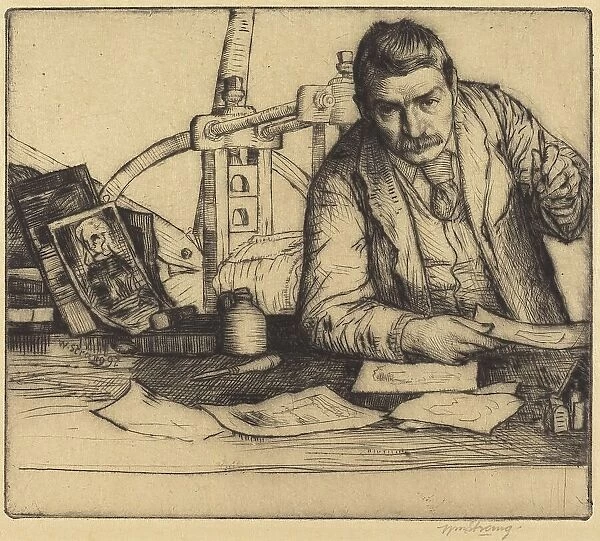 Self-Portrait, 1897. Creator: William Strang