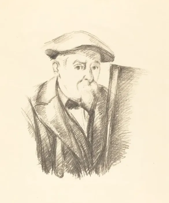 Framed Print : Self-Portrait, 1898. Creator: Paul Cezanne Framed Print : Self-Portrait, 1898. Creator: Paul Cezanne