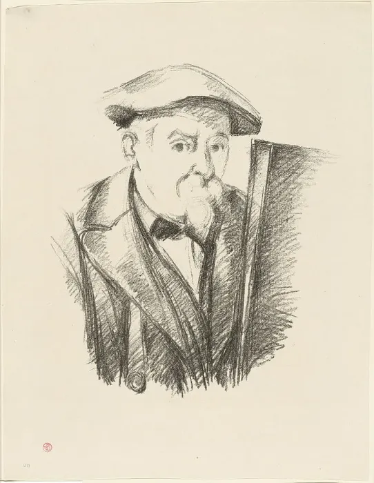 Framed Print : Self-Portrait, 1898. Creator: Paul Cezanne Framed Print : Self-Portrait, 1898. Creator: Paul Cezanne