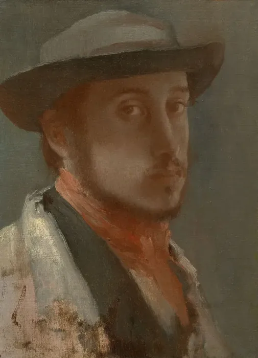 Framed Print : Self-Portrait, 1899. Creator: Edgar Degas Framed Print : Self-Portrait, 1899. Creator: Edgar Degas