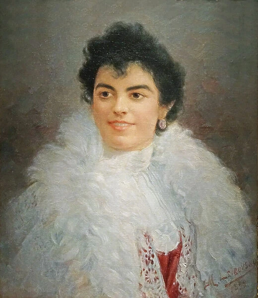 Self-portrait, 1899. Creator: Greffulhe, Elisabeth, Comtesse (1860-1952)