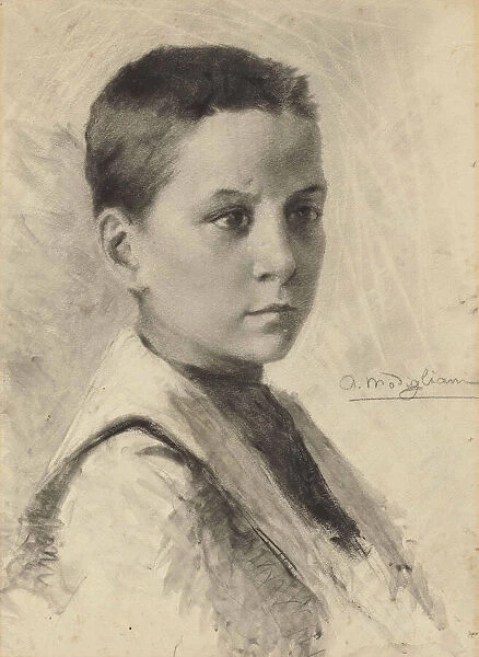 Self-Portrait, 1899. Creator: Modigliani, Amedeo (1884-1920)