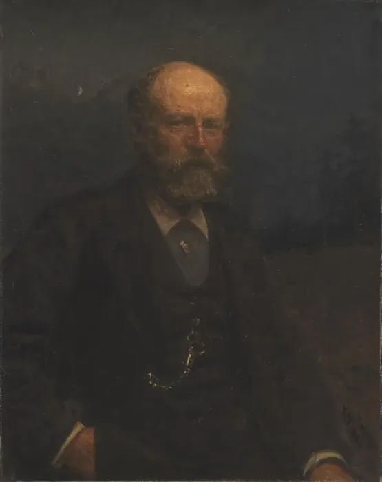 Framed Print : Self-Portrait, 1902. Creator: Viggo Johansen Framed Print : Self-Portrait, 1902. Creator: Viggo Johansen
