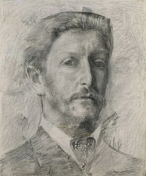 Self-Portrait, 1904-1905. Artist: Vrubel, Mikhail Alexandrovich (1856-1910)