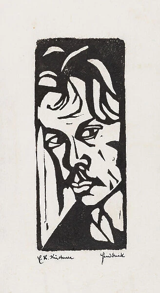 Self-portrait, 1905-1906. Creator: Kirchner, Ernst Ludwig (1880-1938)