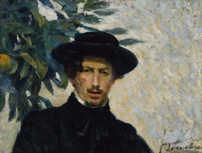 Framed Print : Self-Portrait, 1905. Creator: Umberto Boccioni Framed Print : Self-Portrait, 1905. Creator: Umberto Boccioni
