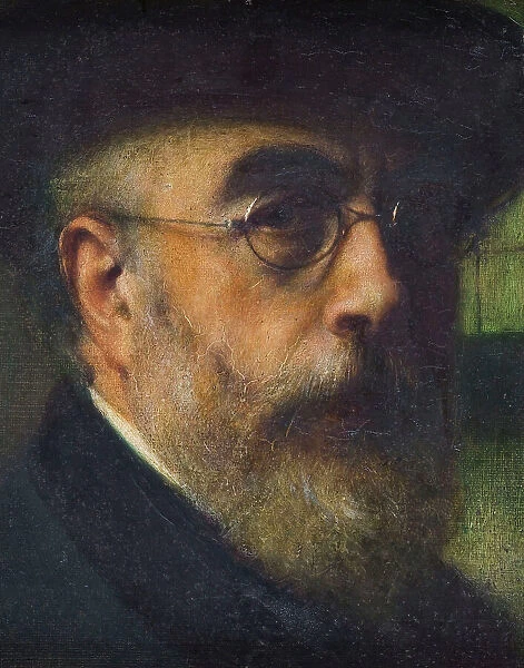 Self-portrait, 1906. Creator: Emile Renard