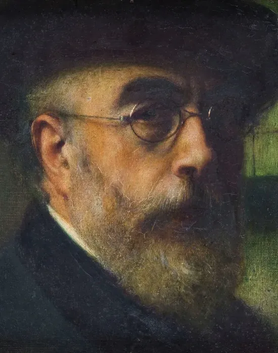 Framed Print : Self-portrait, 1906. Creator: Emile Renard Framed Print : Self-portrait, 1906. Creator: Emile Renard