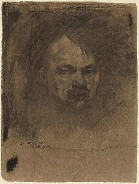 Self-Portrait, 1906. Creator: Jerome Myers
