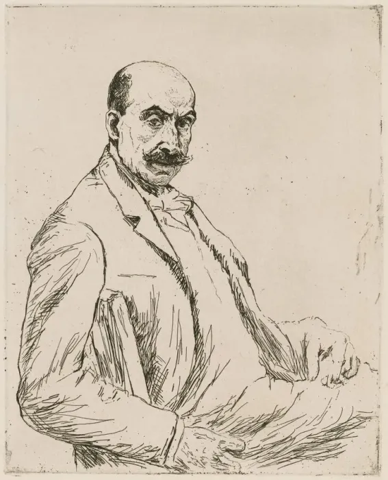Framed Print : Self-Portrait, 1906. Creator: Max Liebermann Framed Print : Self-Portrait, 1906. Creator: Max Liebermann