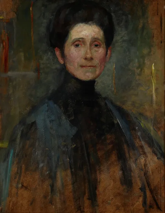 Framed Print : Self-Portrait, 1906. Creator: Olga Boznanska Framed Print : Self-Portrait, 1906. Creator: Olga Boznanska