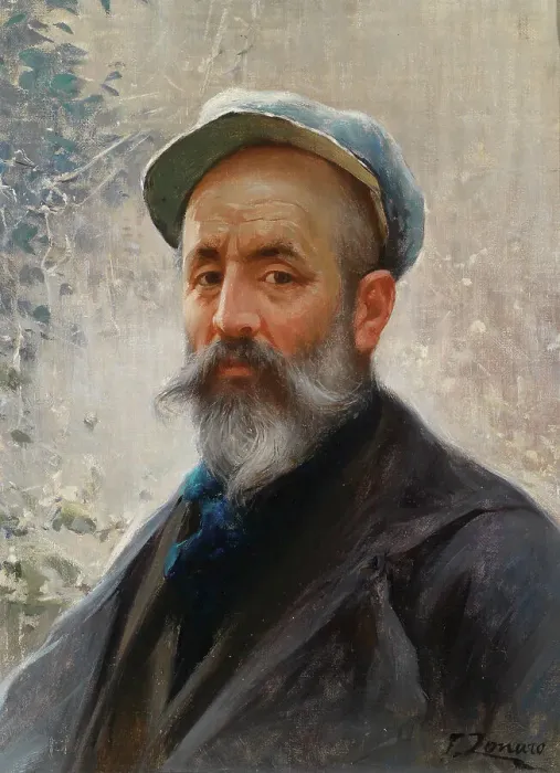 Framed Print : Self-portrait, 1908. Creator: Zonaro; Fausto (1854-1929) Framed Print : Self-portrait, 1908. Creator: Zonaro; Fausto (1854-1929)