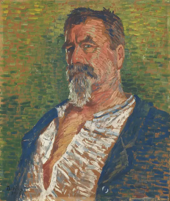 Framed Print : Self-Portrait, 1909. Creator: Karl Edvard Diriks Framed Print : Self-Portrait, 1909. Creator: Karl Edvard Diriks