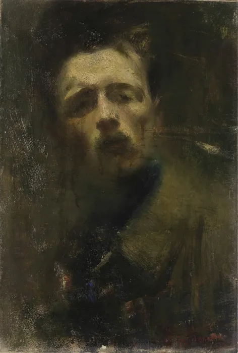 Framed Print : Self-portrait, 1912. Creator: Gaudenzi, Pietro (1880-1955) Framed Print : Self-portrait, 1912. Creator: Gaudenzi, Pietro (1880-1955)