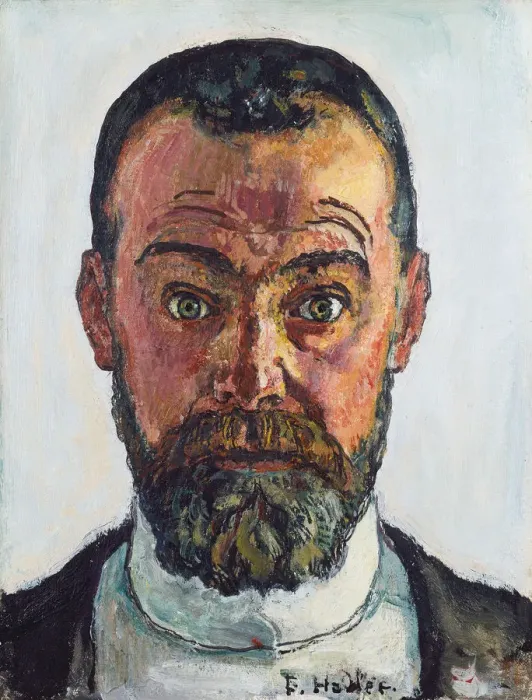 Framed Print : Self-Portrait, 1912. Creator: Hodler, Ferdinand (1853-1918) Framed Print : Self-Portrait, 1912. Creator: Hodler, Ferdinand (1853-1918)
