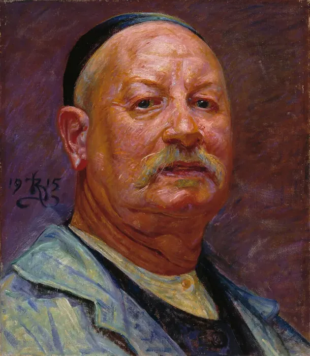 Framed Print : Self-portrait, 1915. Creator: Zahrtmann; Kristian (1843-1917) Framed Print : Self-portrait, 1915. Creator: Zahrtmann; Kristian (1843-1917)