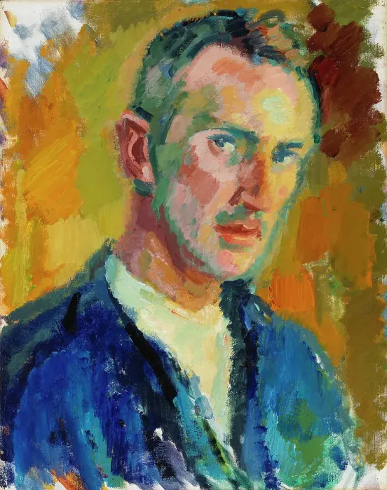 Framed Print : Self-Portrait, 1918. Creator: Magnus Enckell Framed Print : Self-Portrait, 1918. Creator: Magnus Enckell