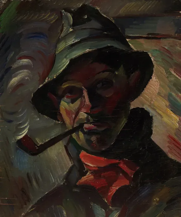 Framed Print : Self-Portrait, 1920. Creator: Ilmari Aalto Framed Print : Self-Portrait, 1920. Creator: Ilmari Aalto