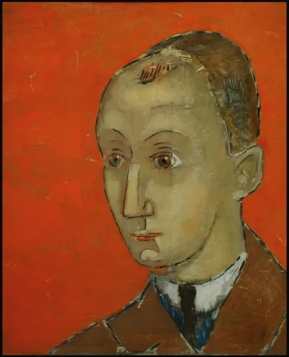 Framed Print : Self-Portrait, 1920s. Creator: Komarovsky, Vladimir Alexeevich (1883-1937) Framed Print : Self-Portrait, 1920s. Creator: Komarovsky, Vladimir Alexeevich (1883-1937)