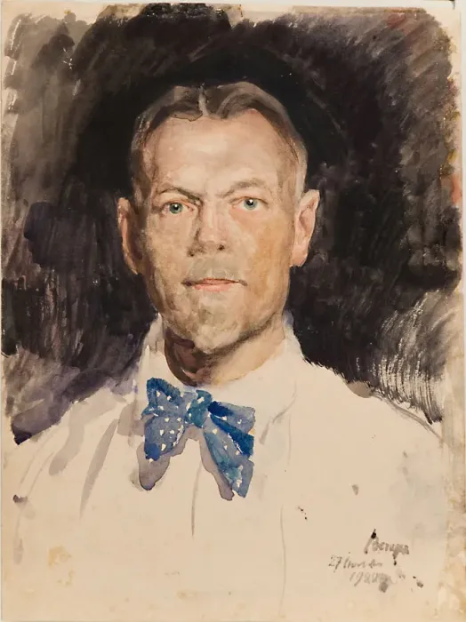 Framed Print : Self-Portrait, 1922. Artist: Vinogradov, Sergei Arsenyevich (1869-1938) Framed Print : Self-Portrait, 1922. Artist: Vinogradov, Sergei Arsenyevich (1869-1938)