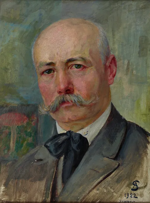 Framed Print : Self-Portrait, 1922. Creator: Ambrozy Sabatowski Framed Print : Self-Portrait, 1922. Creator: Ambrozy Sabatowski