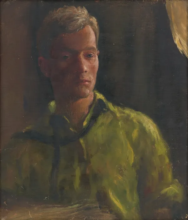 Framed Print : Self-Portrait, around 1923-1924. Creator: Stefan Straka Framed Print : Self-Portrait, around 1923-1924. Creator: Stefan Straka