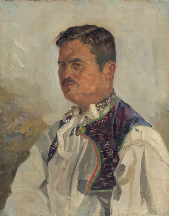 Framed Print : Self-Portrait, 1925-1935. Creator: Anton Frolka Framed Print : Self-Portrait, 1925-1935. Creator: Anton Frolka