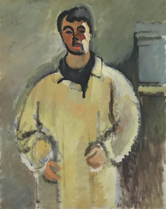 Framed Print : Self portrait, 1926. Creator: Harald Giersing Framed Print : Self portrait, 1926. Creator: Harald Giersing