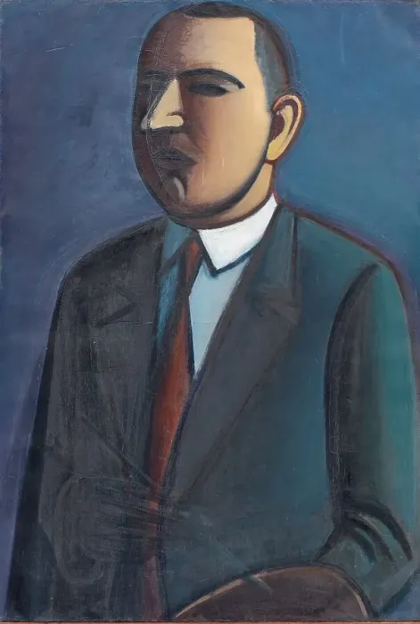 Framed Print : Self-Portrait, 1927. Creator: Vilhelm Lundstrom Framed Print : Self-Portrait, 1927. Creator: Vilhelm Lundstrom
