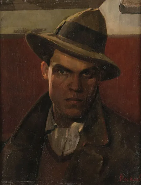 Framed Print : Self-portrait, 1928. Creator: Pancheri; Gino (1905-1943) Framed Print : Self-portrait, 1928. Creator: Pancheri; Gino (1905-1943)