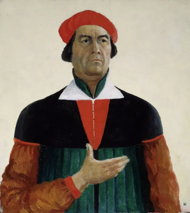 Framed Print : Self-portrait, 1933. Artist: Malevich, Kasimir Severinovich (1878-1935) Framed Print : Self-portrait, 1933. Artist: Malevich, Kasimir Severinovich (1878-1935)