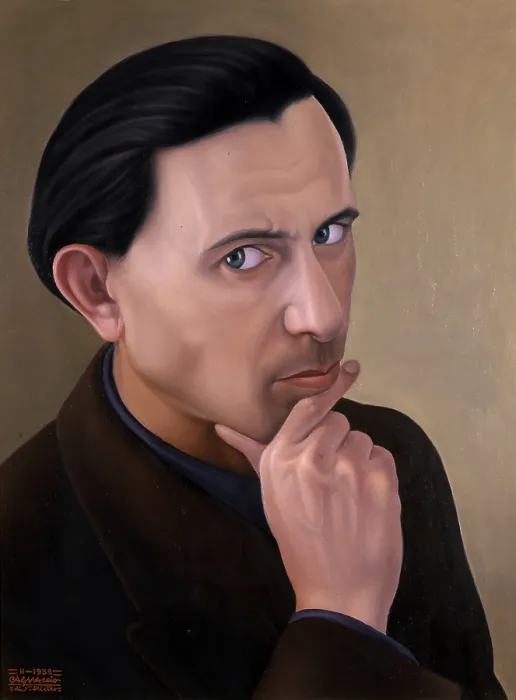 Framed Print : Self-portrait, 1938. Creator: Cagnaccio di San Pietro (1897-1946) Framed Print : Self-portrait, 1938. Creator: Cagnaccio di San Pietro (1897-1946)