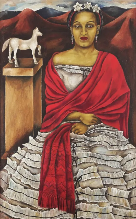 Framed Print : Self-portrait, 1940. Creator: Izquierdo, Maria (1902-1955) Framed Print : Self-portrait, 1940. Creator: Izquierdo, Maria (1902-1955)