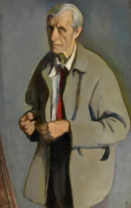 Framed Print : Self Portrait, 1941. Creator: Jean Van den Eeckhoudt Framed Print : Self Portrait, 1941. Creator: Jean Van den Eeckhoudt