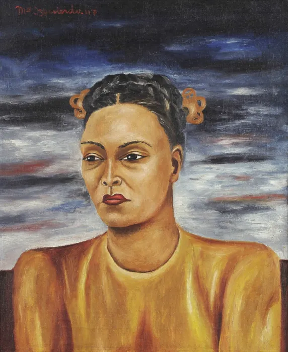 Framed Print : Self-portrait, 1947. Creator: Izquierdo, Maria (1902-1955) Framed Print : Self-portrait, 1947. Creator: Izquierdo, Maria (1902-1955)