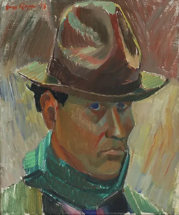Framed Print : Self-Portrait, 1948. Creator: Eino Rapp Framed Print : Self-Portrait, 1948. Creator: Eino Rapp