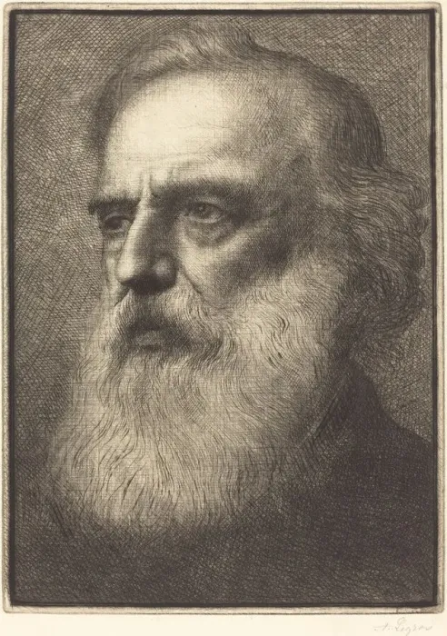 Framed Print : Self-Portrait, 4th plate. Creator: Alphonse Legros Framed Print : Self-Portrait, 4th plate. Creator: Alphonse Legros