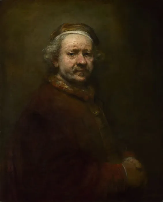 Framed Print : Self Portrait at the Age of 63, 1669. Artist: Rembrandt van Rhijn (1606-1669) Framed Print : Self Portrait at the Age of 63, 1669. Artist: Rembrandt van Rhijn (1606-1669)
