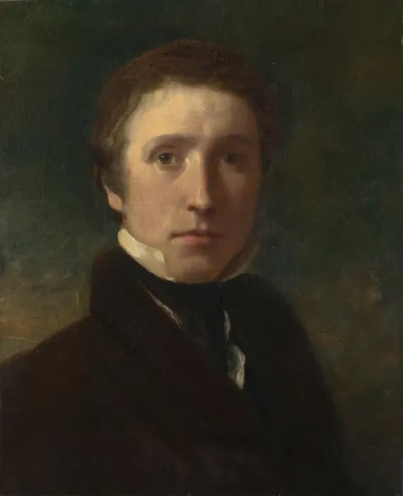 Framed Print : Self Portrait at the Age of about Nineteen, ca 1819. Creator: Boxall Framed Print : Self Portrait at the Age of about Nineteen, ca 1819. Creator: Boxall