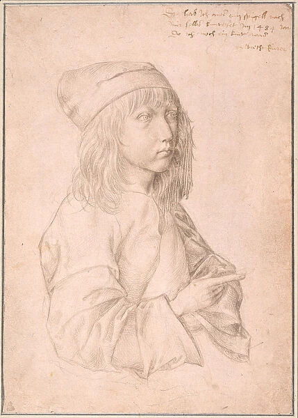 Self-portrait at the age of thirteen, 1484