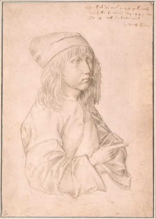 Framed Print : Self-portrait at the age of thirteen, 1484 Framed Print : Self-portrait at the age of thirteen, 1484
