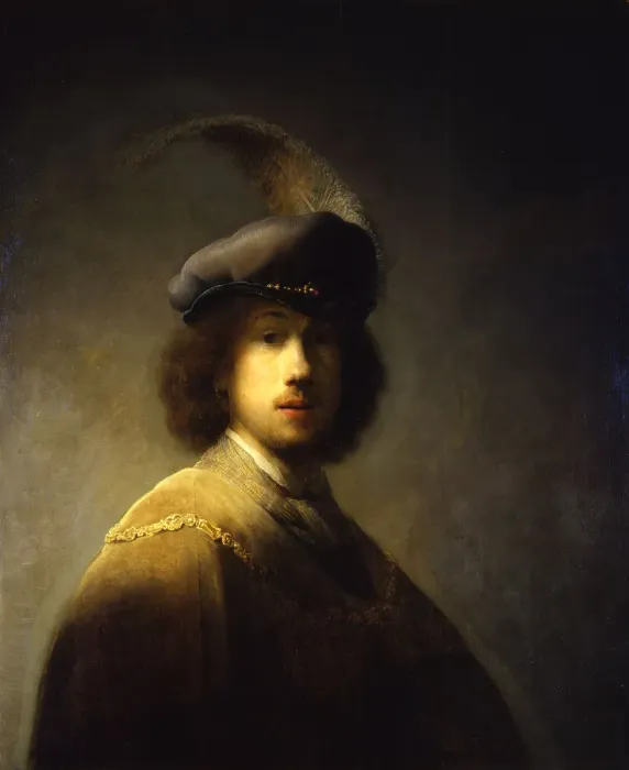 Framed Print : Self-Portrait, Aged 23, 1629. Artist: Rembrandt van Rhijn (1606-1669) Framed Print : Self-Portrait, Aged 23, 1629. Artist: Rembrandt van Rhijn (1606-1669)
