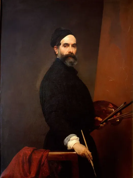 Framed Print : Self-Portrait, Aged 57, 1848 Framed Print : Self-Portrait, Aged 57, 1848