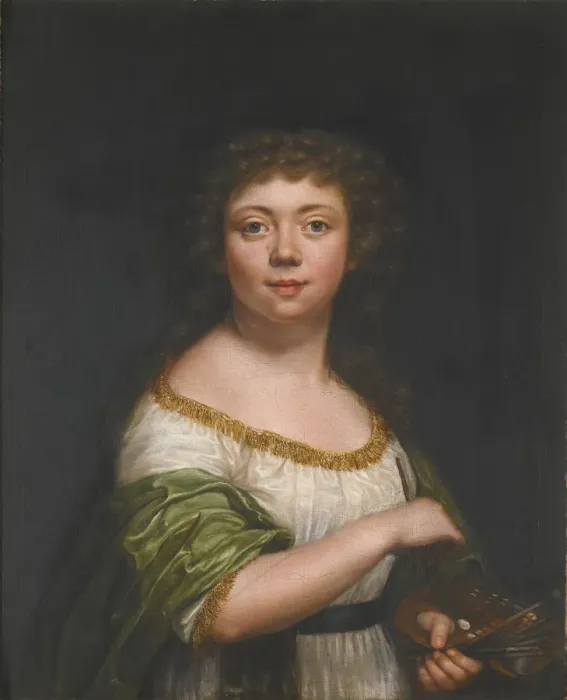 Framed Print : Self-portrait, aged twenty-one, 1793. Artist: Lisiewska, Friederike Julie (1772-1856) Framed Print : Self-portrait, aged twenty-one, 1793. Artist: Lisiewska, Friederike Julie (1772-1856)