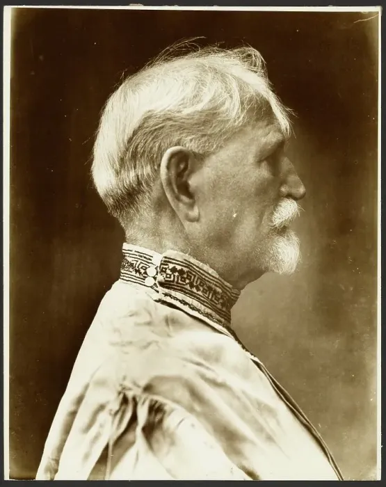 Framed Print : The Last Self-Portrait of Alphonse-Marie Mucha, negative about 1937; print about 1980. Creator: Alphonse Mucha Framed Print : The Last Self-Portrait of Alphonse-Marie Mucha, negative about 1937; print about 1980. Creator: Alphonse Mucha